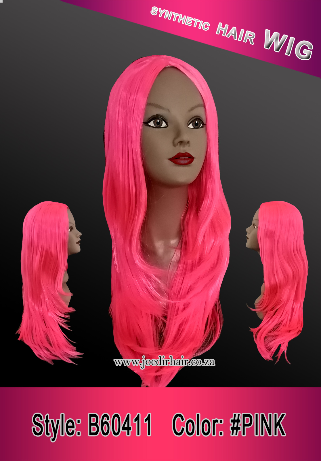 Pink wig